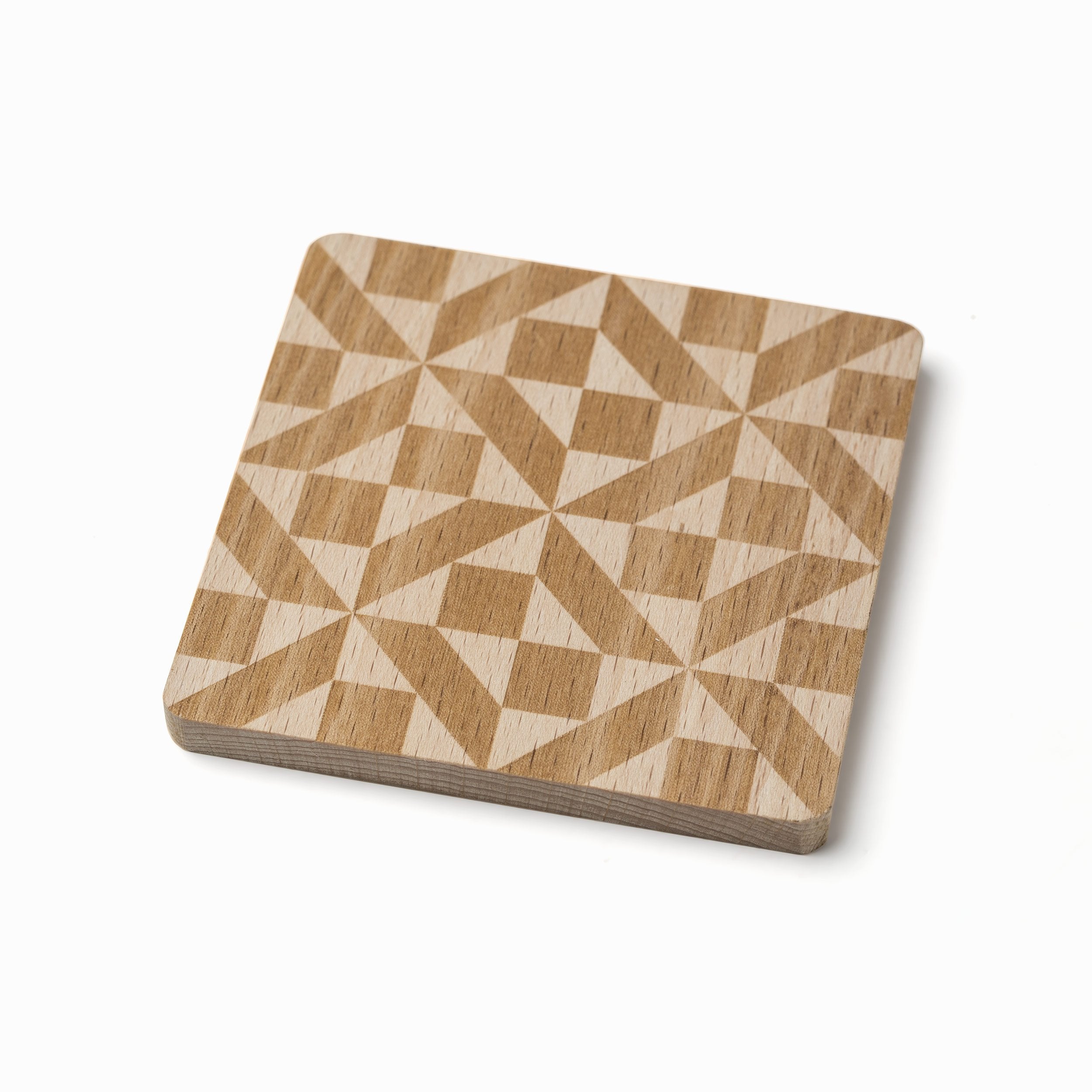 Mosaic Wooden Coasters (Set of 2)