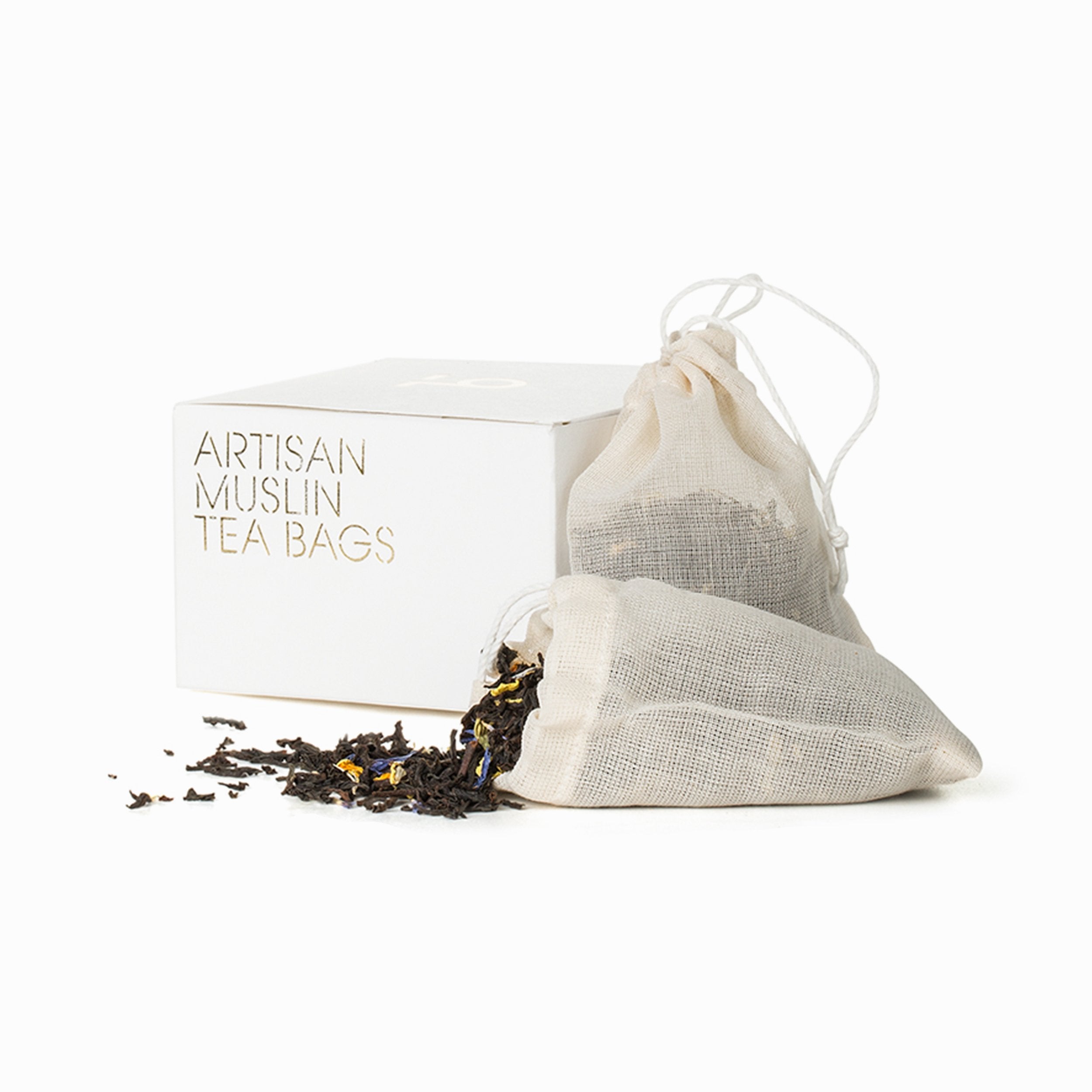 Artisan Muslin Teabags (Pack of 15)