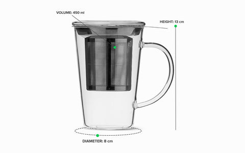 Clear Tea Mug