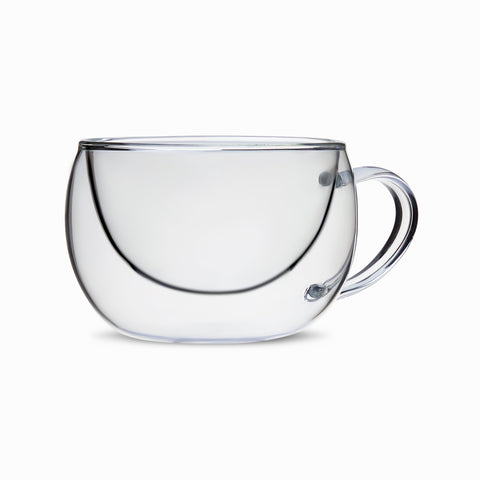 Duple Glass Teacup