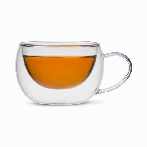 Duple Glass Teacup