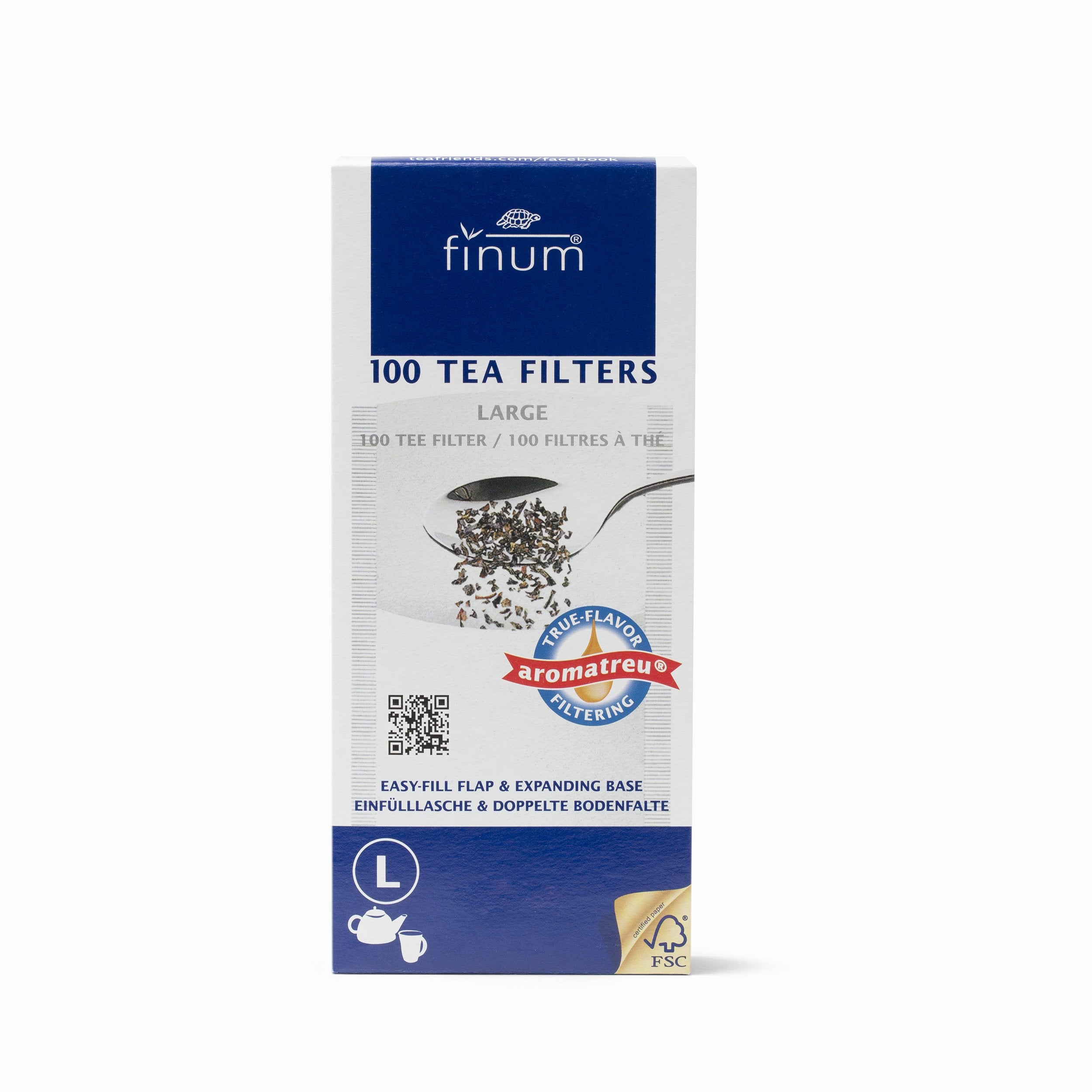 Finum Paper Tea Filters (Pack 100)
