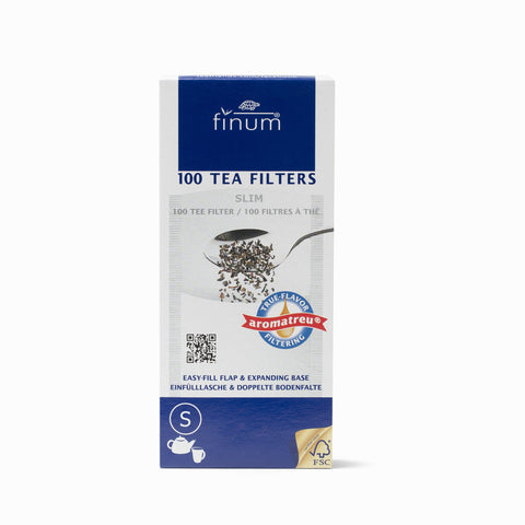 Finum Paper Tea Slim Filters (Pack of 100)