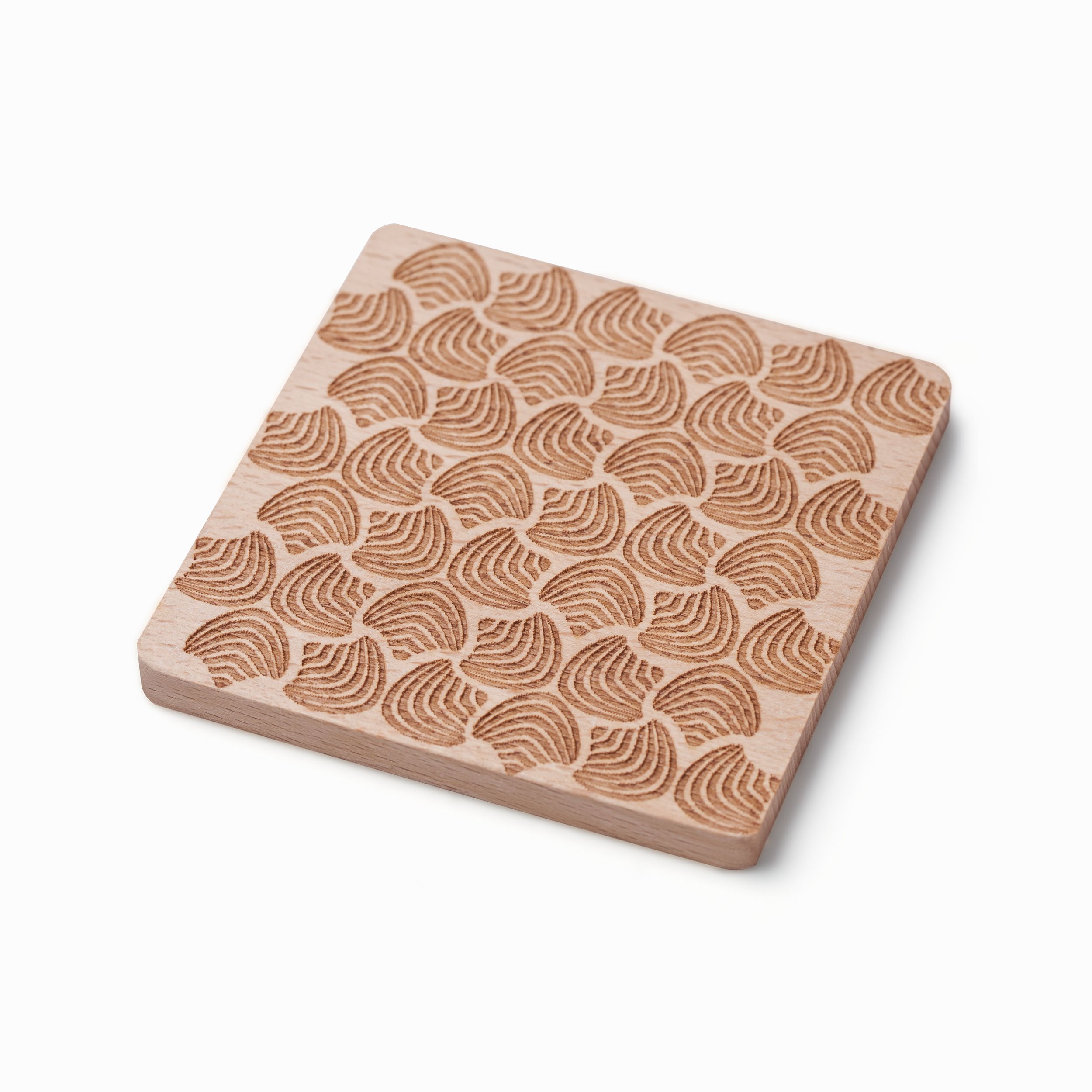 Floral Wooden Coasters (Set of 2)