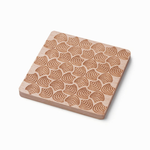 Floral Wooden Coasters (Set of 2)
