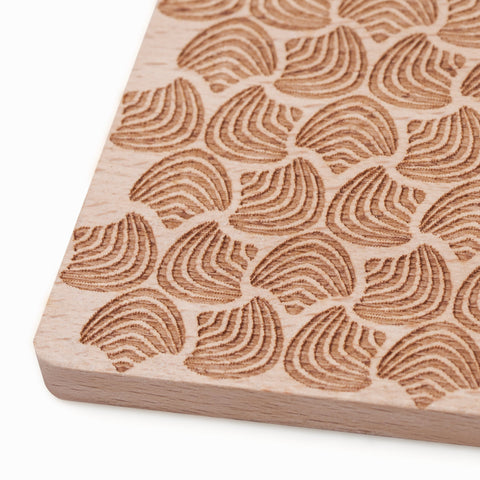 Floral Wooden Coasters (Set of 2)