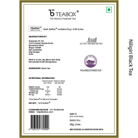 Nilgiri Black Tea