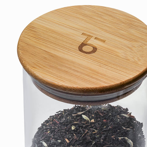 Round Glass Canister