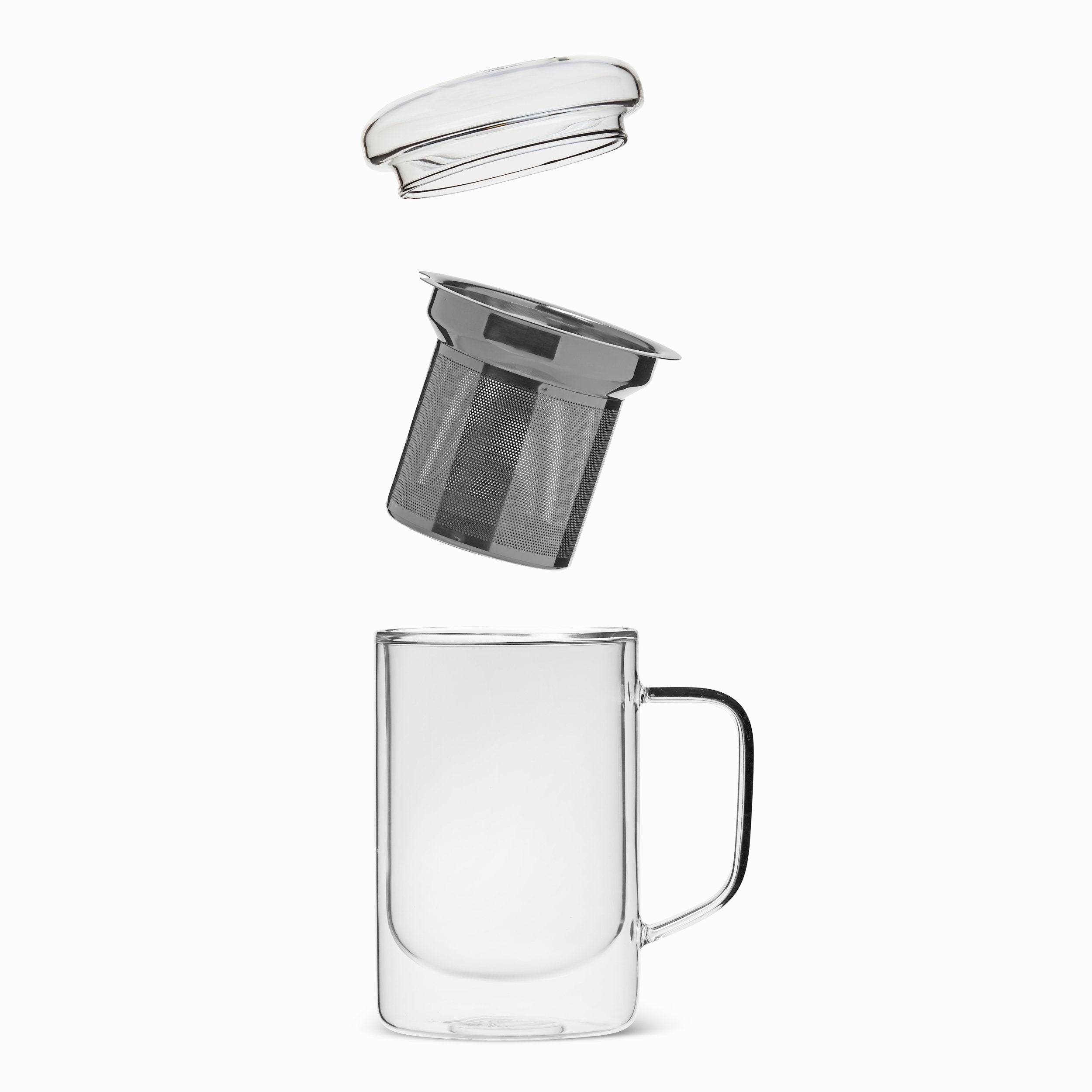 Seidel Glass Tea Mug with Infuser