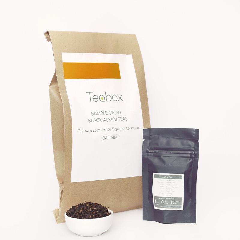 Sample of All Black Assam Teas