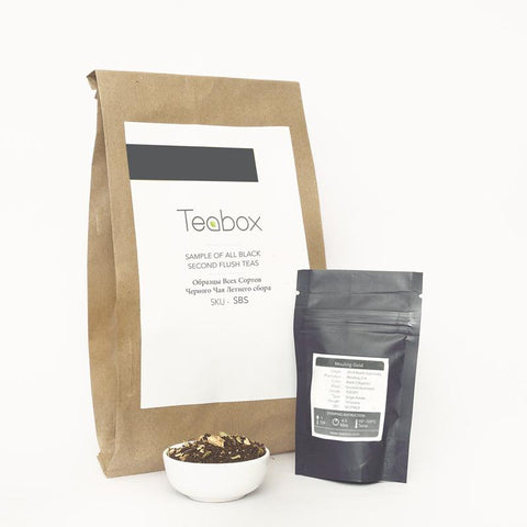 Sample of all Black Second Flush (Summer) Teas