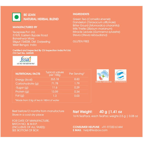 Be LEAN - Weight Loss Tea
